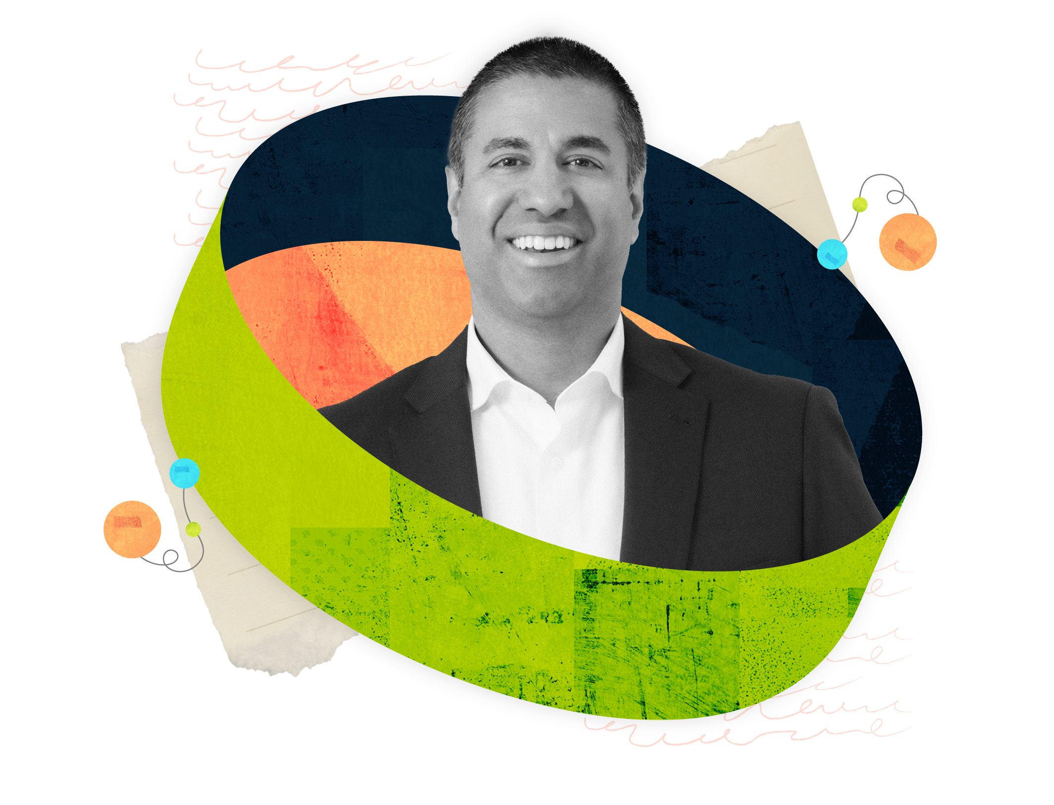 Ajit Pai Stylized image of CTIA President and CEO Ajit Pai